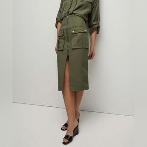 Veronica Beard Dallas Cargo Skirt Green Size 0